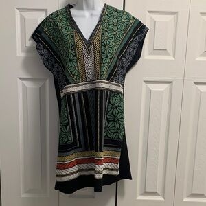 Zara Multicolor Geometric Women's Tunic